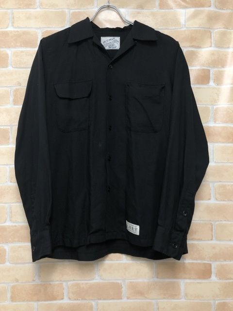 WACKO MARIA ワコマリア NECK FACE 襟シャツ ブラック S