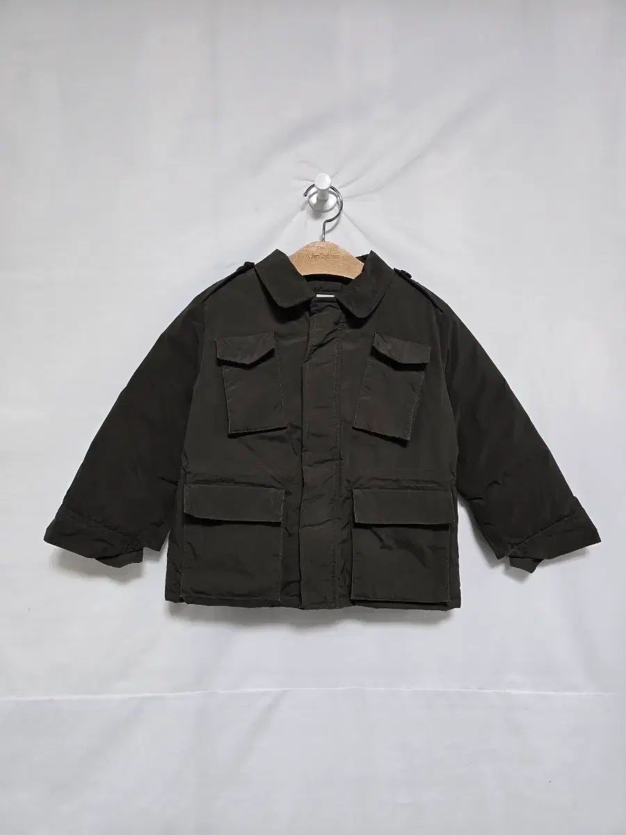 ASPESI カーキ ポケット ダウン ダウンジャケット アウター キッズ 3 4歳 1202
