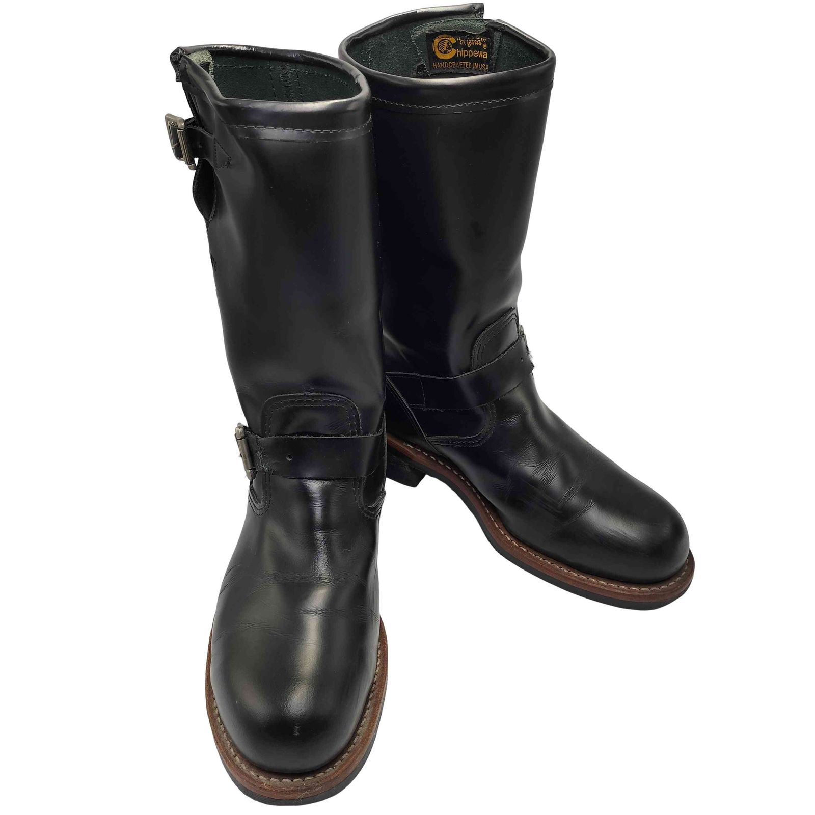 チペワ CHIPPEWA USA製 11インチ エンジニアブーツ BLK CORDVAN メンズ US：8E