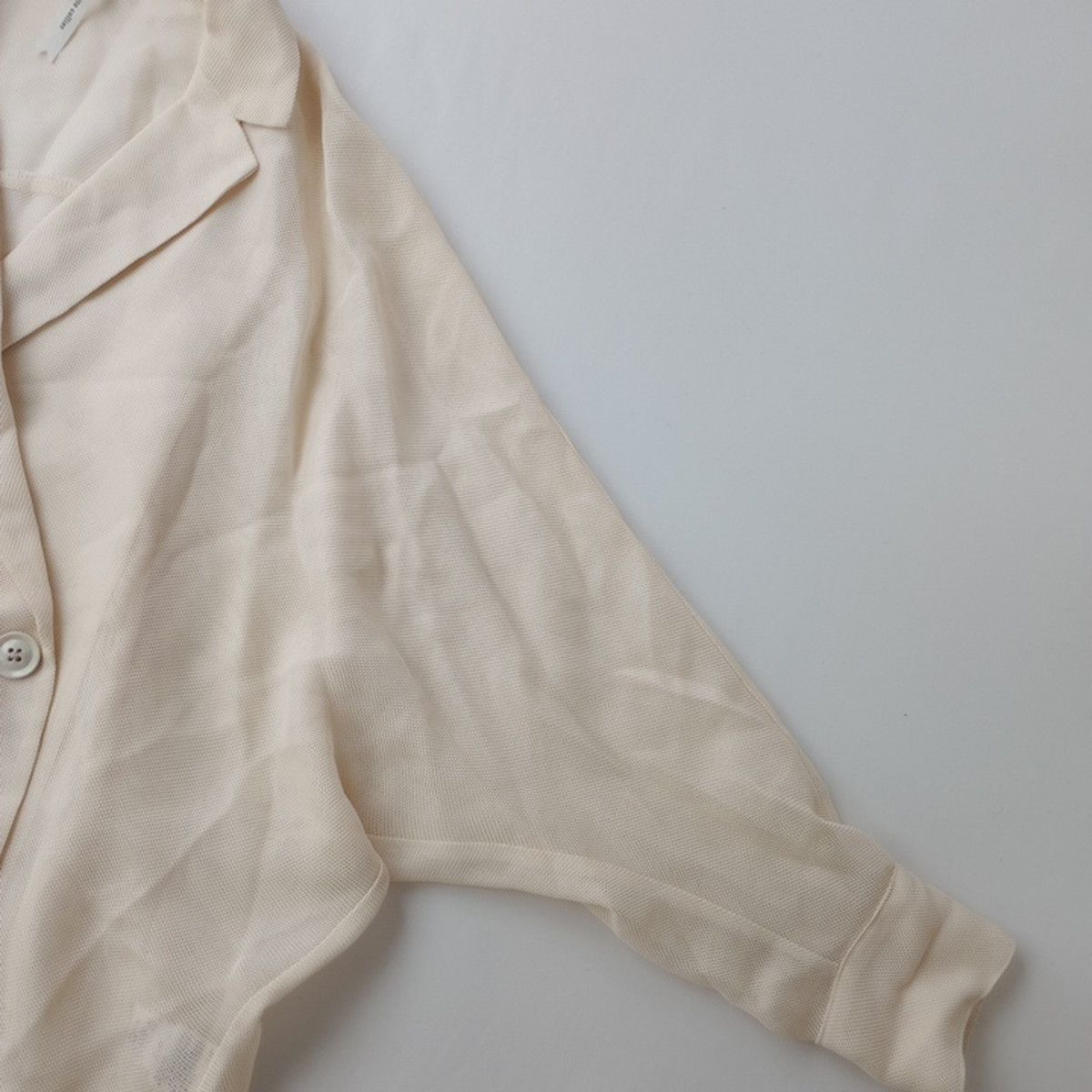 Dignite collier ディニテコリエ ドルマンシャツジャケット メッシュ