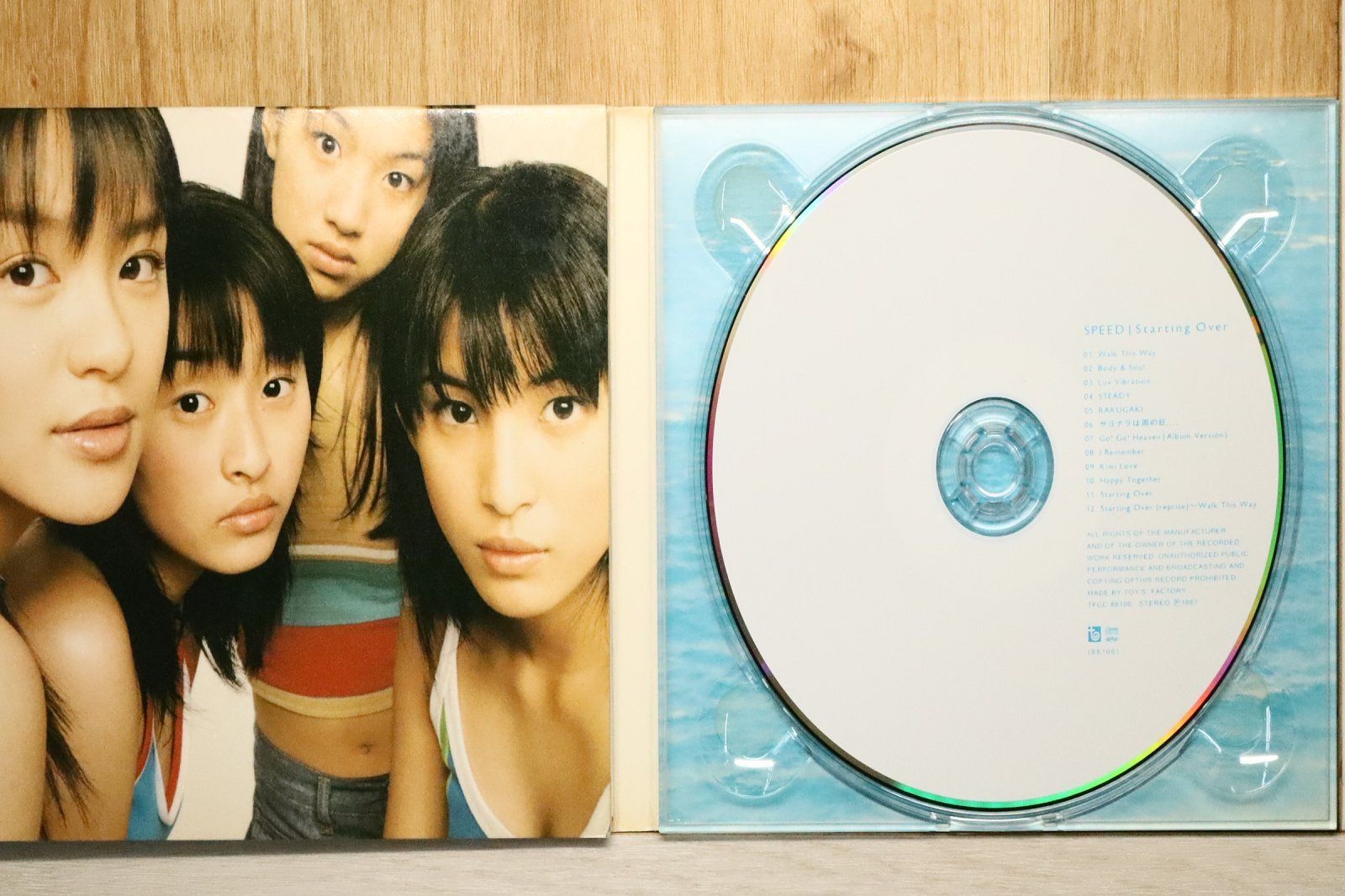 国内盤CD☆スピード/SPEED□ Starting Over 【TFCC88100/4988061881003