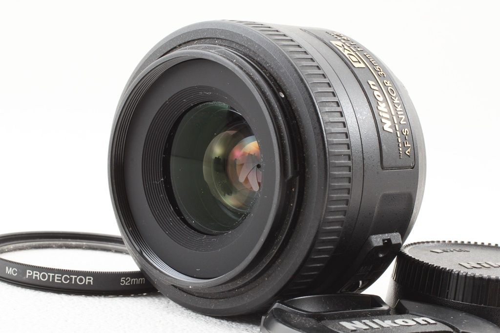 美品 Nikon ニコン AF-S DX NIKKOR 35mm F1.8G 単焦点 レンズ
