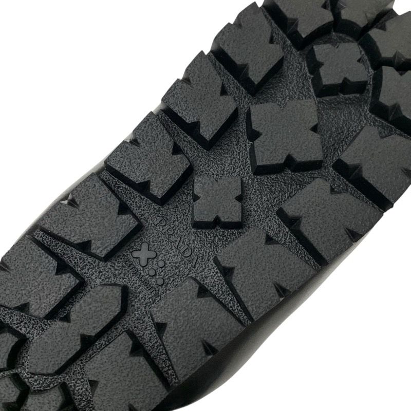 プラダ PRADA サンダル 靴 シューズ レザー ブラック 黒