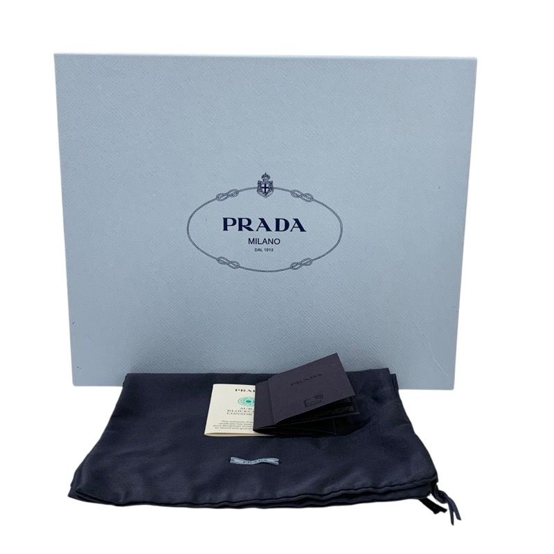 プラダ PRADA サンダル 靴 シューズ レザー ブラック 黒