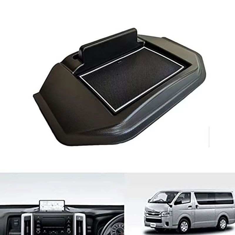 【送料無料】19年 トヨタ ハイエース インストルメントボックス 携帯ナビ収納 改装パーツ