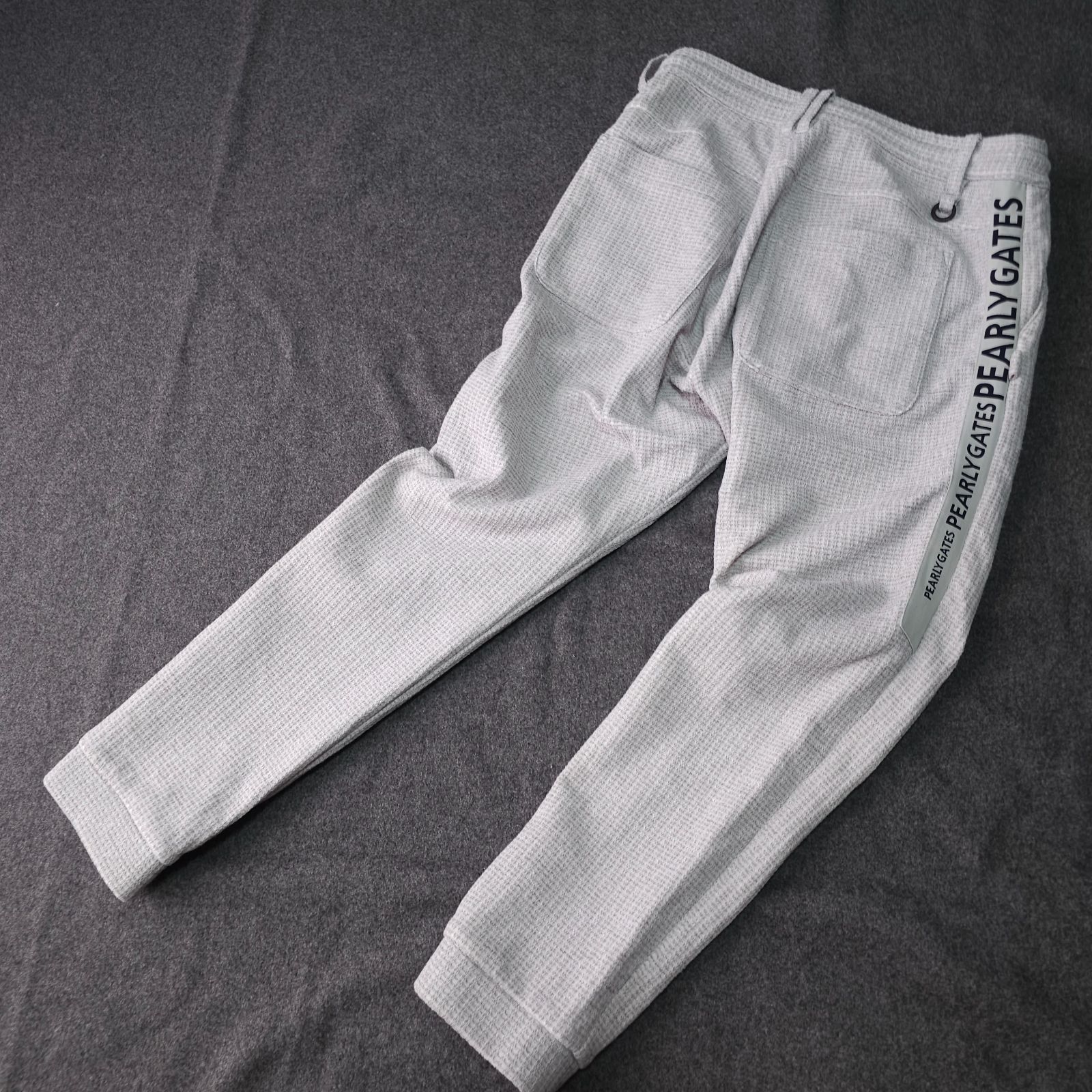 Pearly Gates パーリーゲイツ　スウェットパンツ　ロゴ　メンズ　4 M PEARLY GATES】パーリーゲイツ ストレッチゴルフパンツ 4 M ロゴネーム