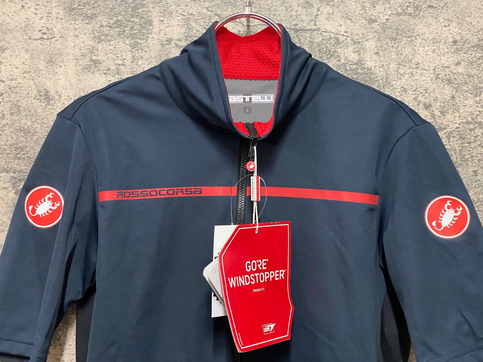 JP269 カステリ CASTELLI ロッソコルサ ROSSO CORSA PERFETTO 半袖