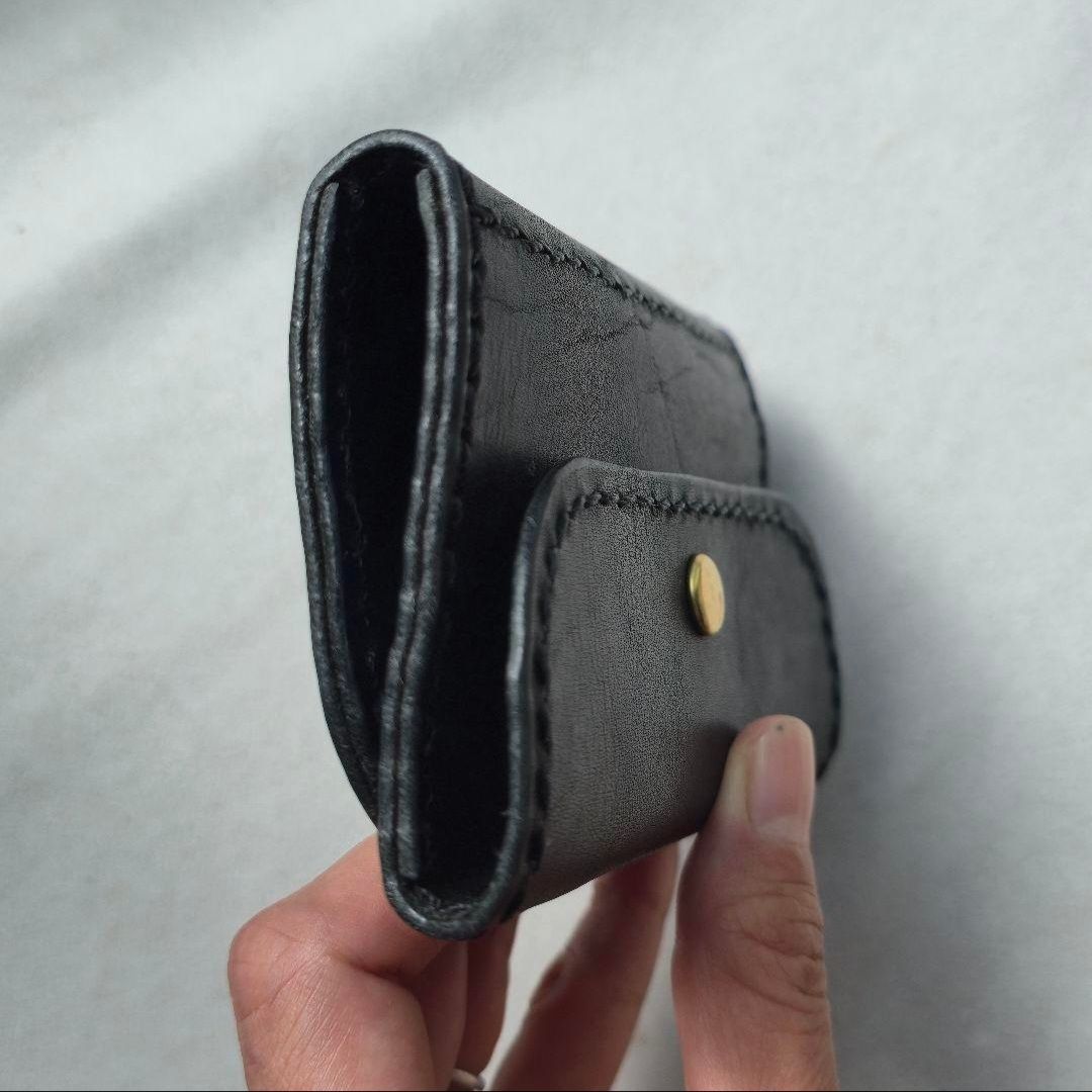 栃木レザーのキーコインケース スリーピングビューティターコイズ