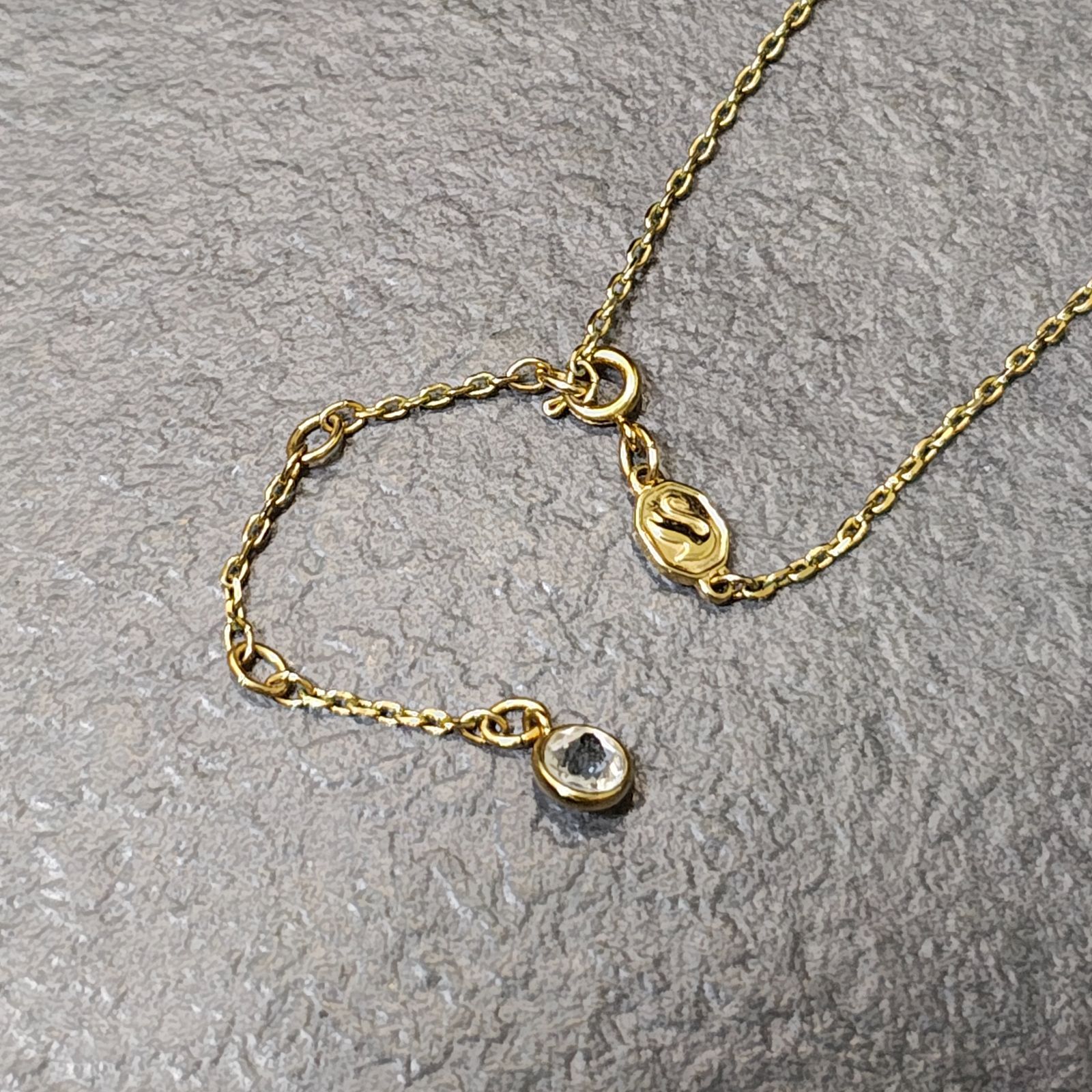 Swarovski スワロフスキー スワン ネックレス グリーン ゴールド 