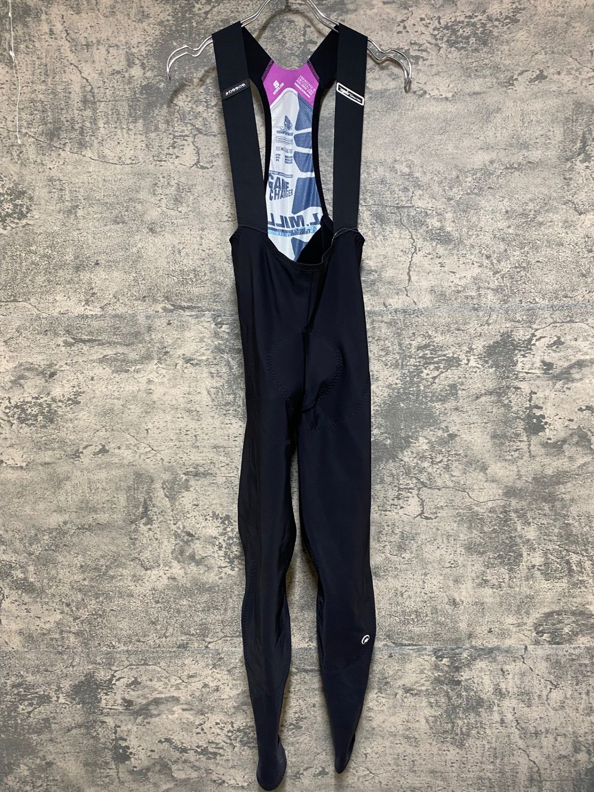 JQ754 アソス assos LL.bonkaTights MILLE S7 ビブタイツ 黒 S 裏起毛