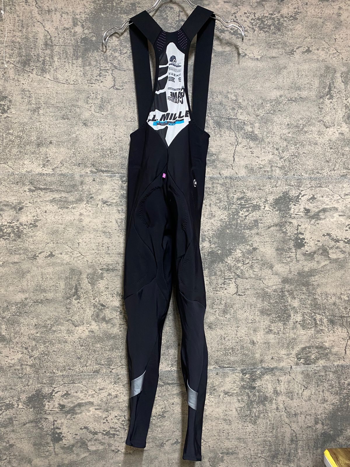 JQ754 アソス assos LL.bonkaTights MILLE S7 ビブタイツ 黒 S 裏起毛