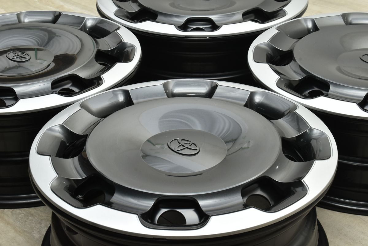 新車外し品 トヨタ 10系 シエンタ Z 15 in 5 J 40 PCD 100 170系 流用 ノーマル戻し スタッドレス用 交換用に