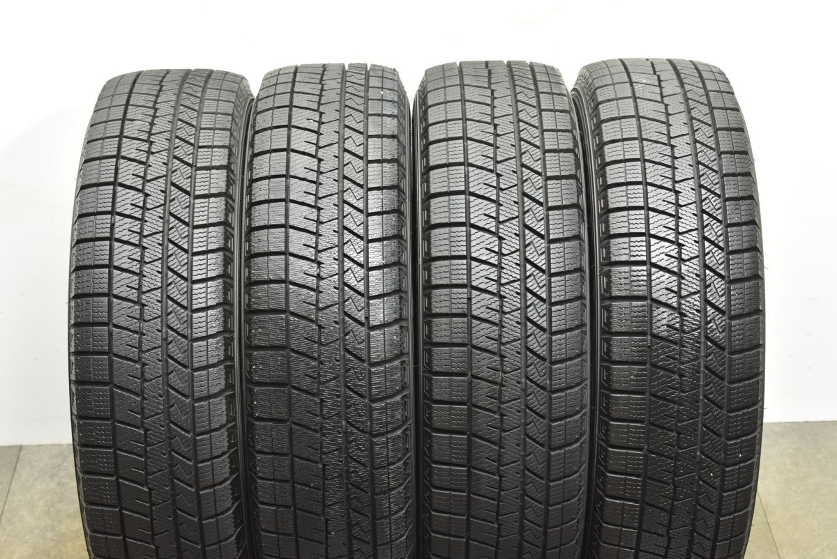 バリ溝 ダンロップ ウィンターマックス03 165 70 R 14 4本セット アクア パッソ ヴィッツ デミオ スイフト ソリオ スタッドレス