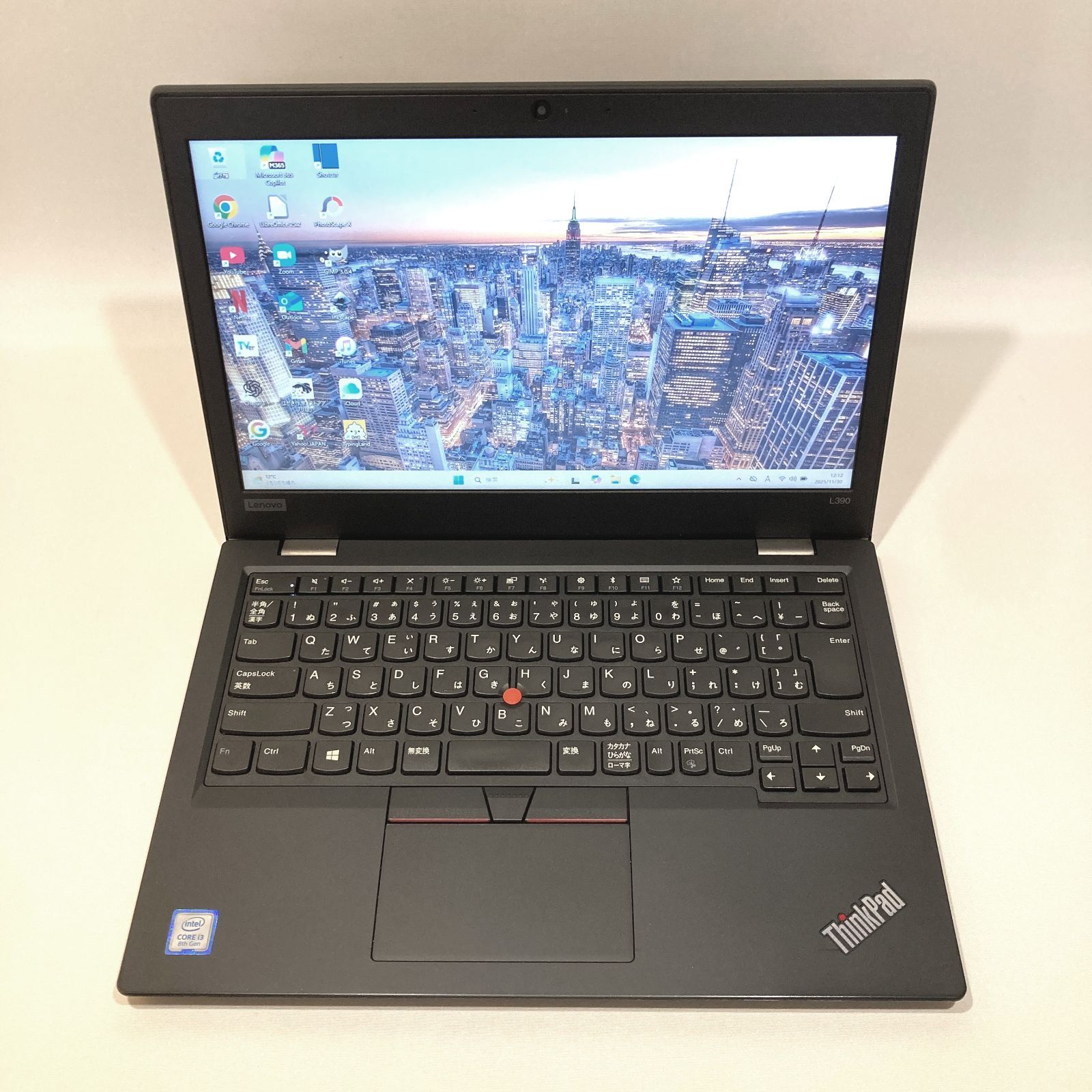 向 快適i 3 カメラ付 大容量 黒 ノートパソコン D 404 2