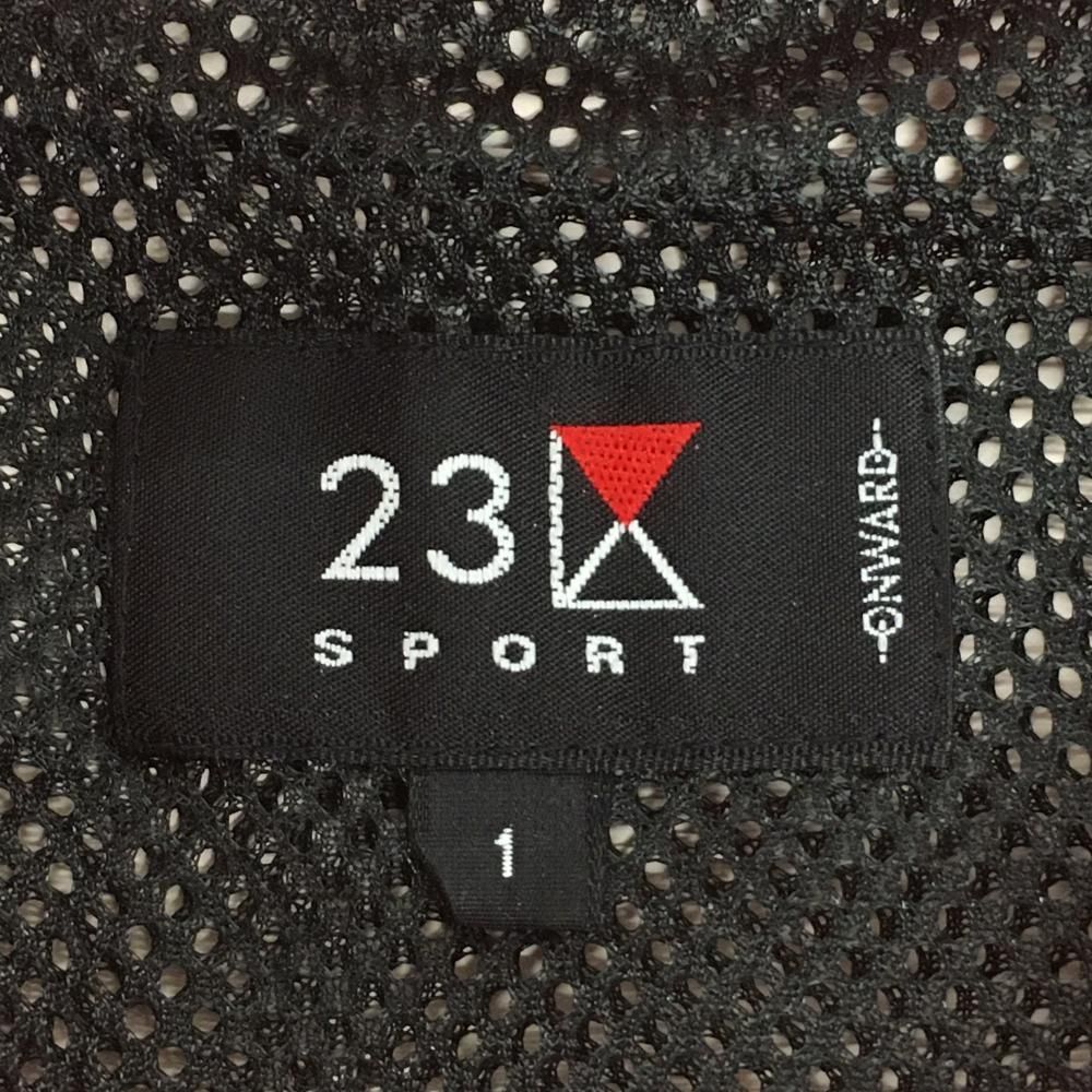 美品】23区スポーツ 2WAYナイロンジャケット レッド メッシュ裏地 袖