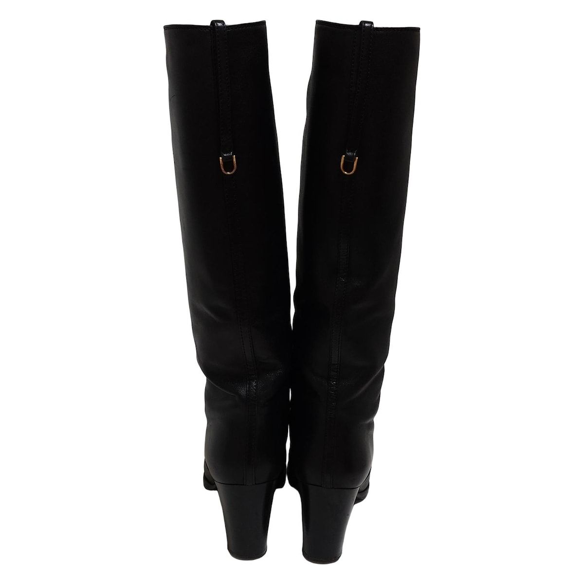 sergio rossi(セルジオロッシ) ロングブーツ 37 1/2 レディース - 黒