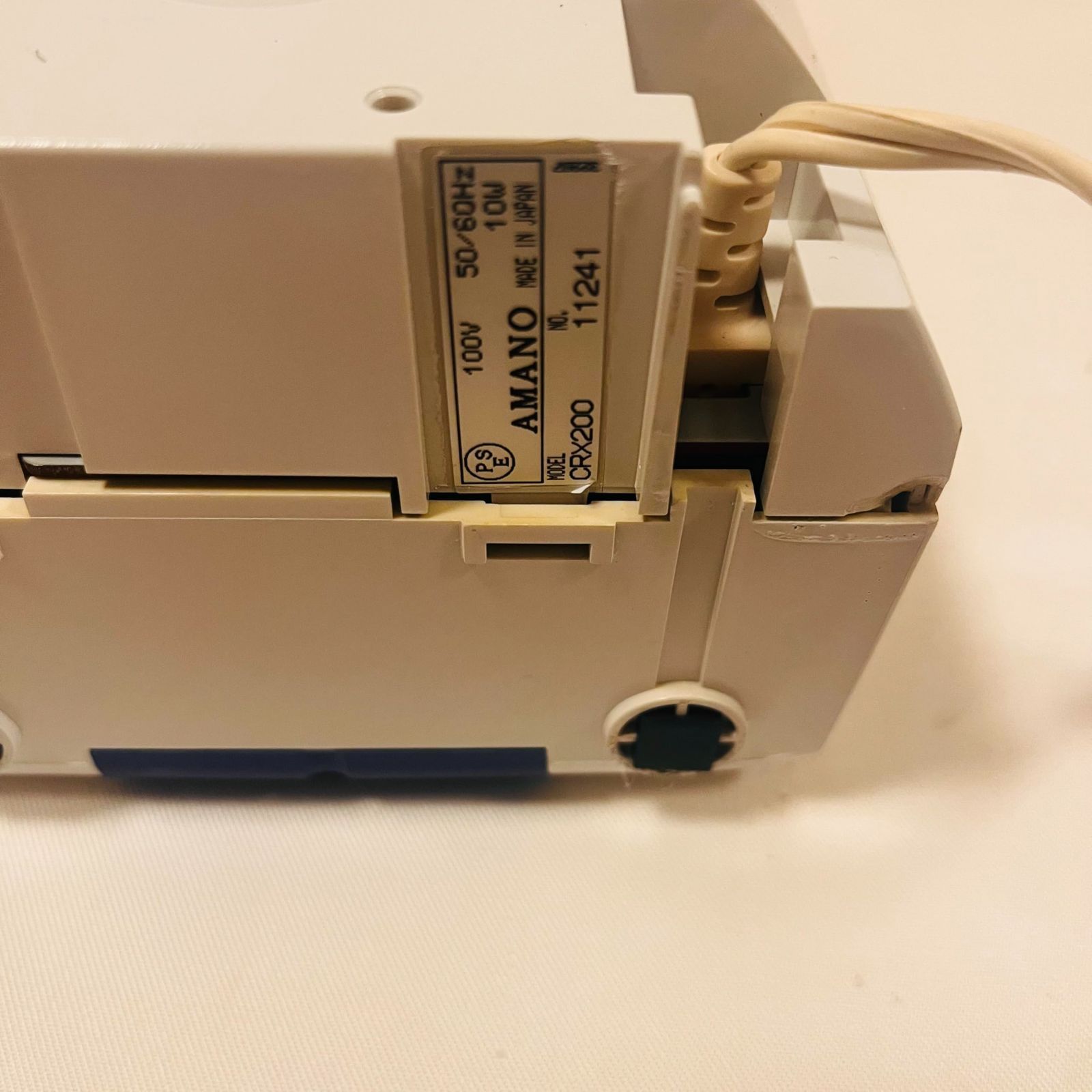 アマノ タイムカード タイムレコーダーCRX-200-BU No2801 - メルカリ