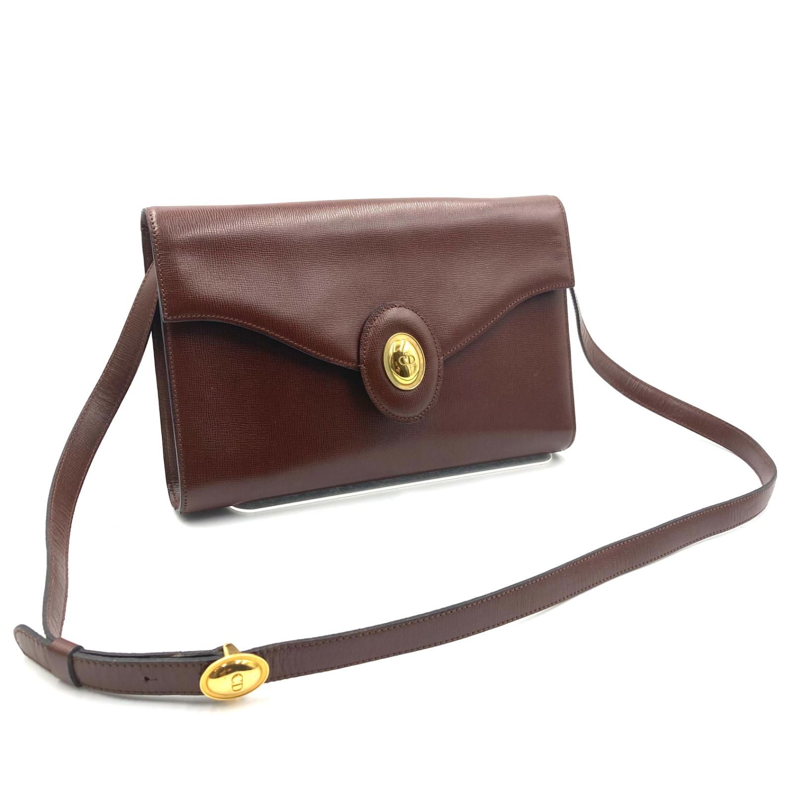 レディース □外側美品□Christian Dior クリスチャンディオール ロゴ 