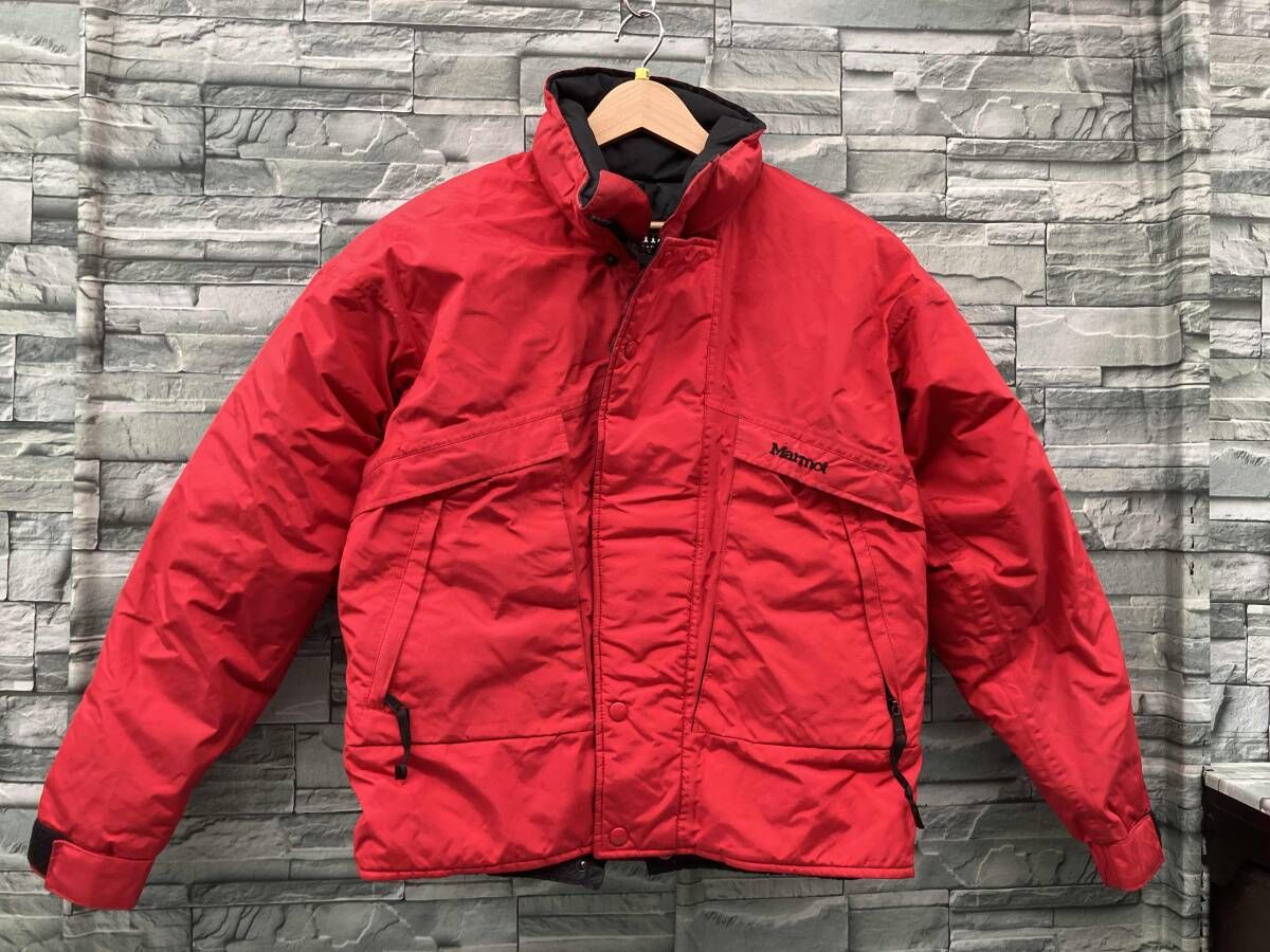 ダウンジャケット MARMOT GOOSE DOWN／RED ダウンジャケット