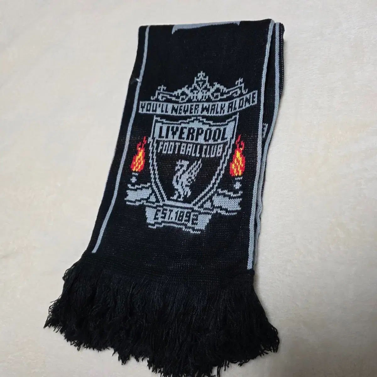 リヴァプール FC サッカースカーフ ブラック FC Liverpool リバプール