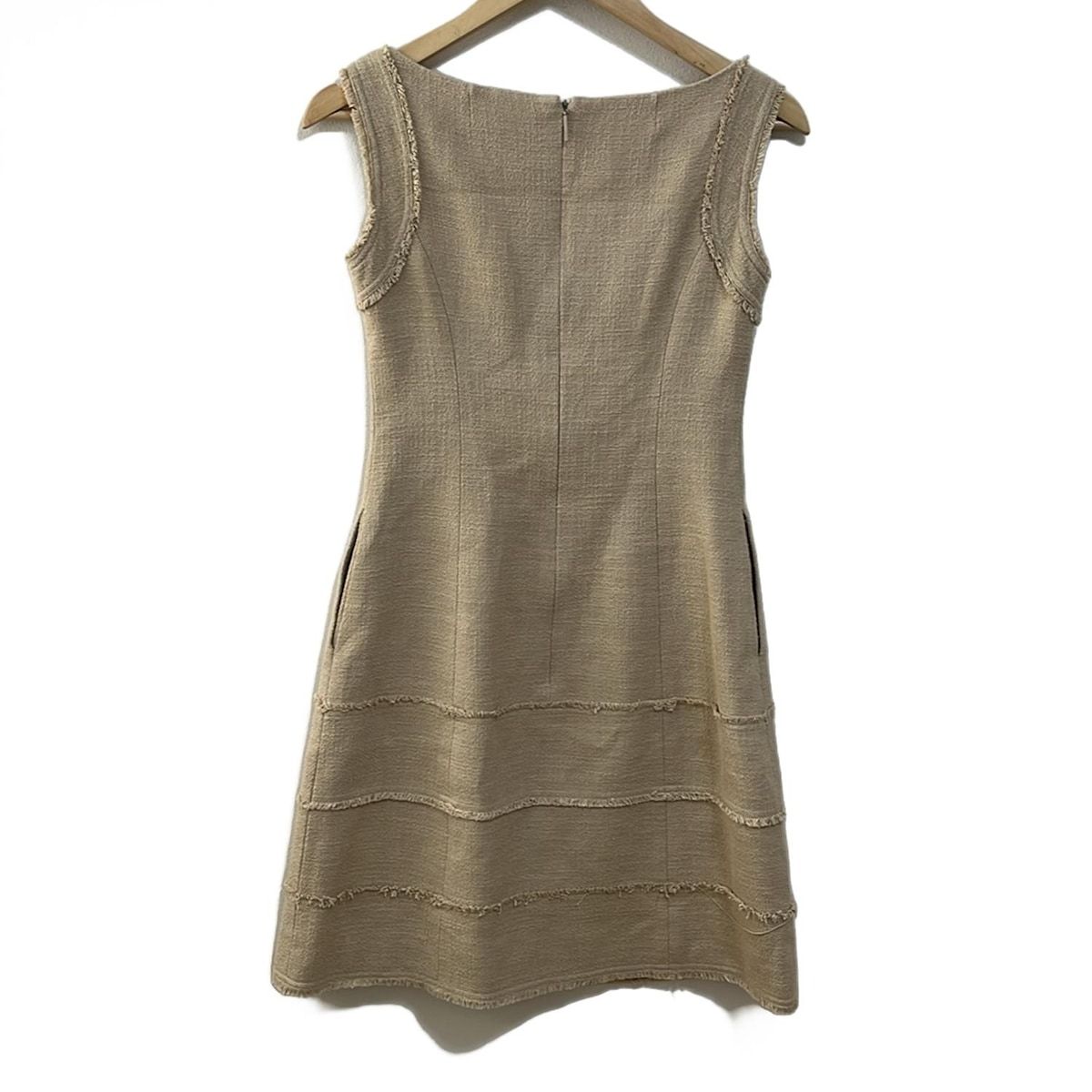 Rene ルネ　ワンピース　サイズ36 Mサイズ Rene(ルネ) ワンピース サイズ36 S レディース - ベージュ