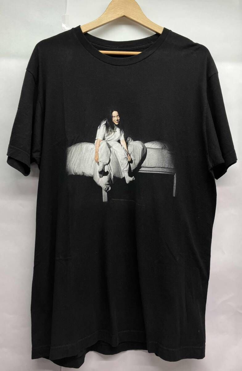 BILLIE EILISH ブラック Tシャツ Lサイズ BILLIE EILISH 2019TOUR Tee 半袖Tシャツ ビリーアイリッシュ バンドT