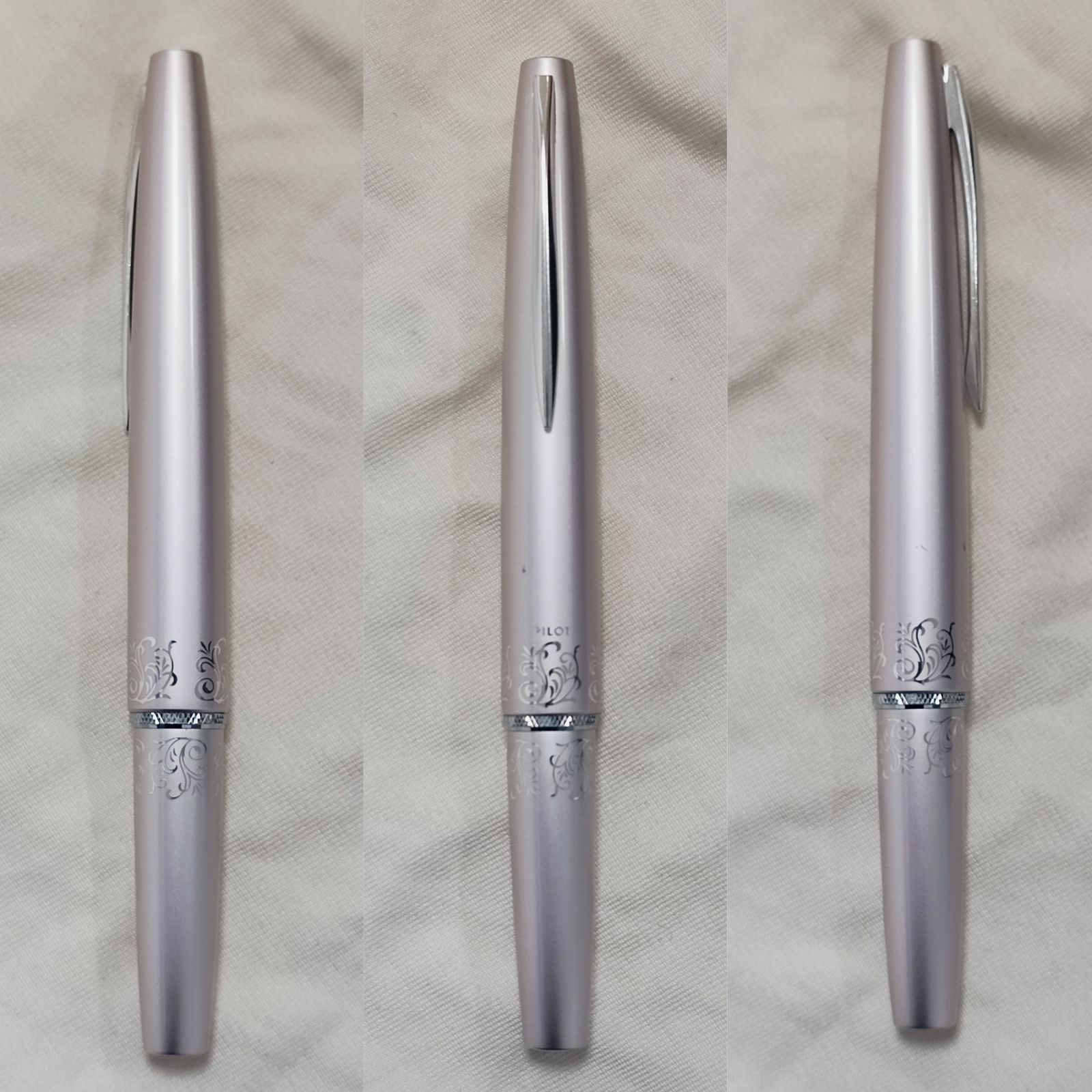 PILOT 14K-585 F 万年筆　レトロ PILOT パイロット 万年筆 14K-585 SM 中字・軟 1212 ブルー系 筆記用具