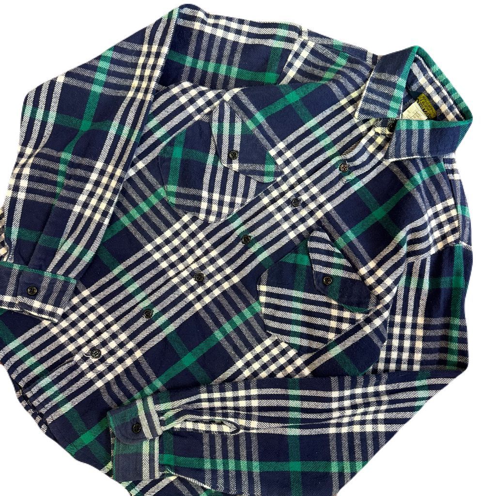 OshKosh B'Gosh オシュコシュ チェック柄 コットン ネルシャツ ヘビー