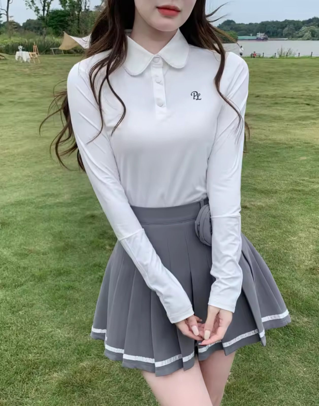 セット販売 ゴルフウェア レディース プリーツスカート