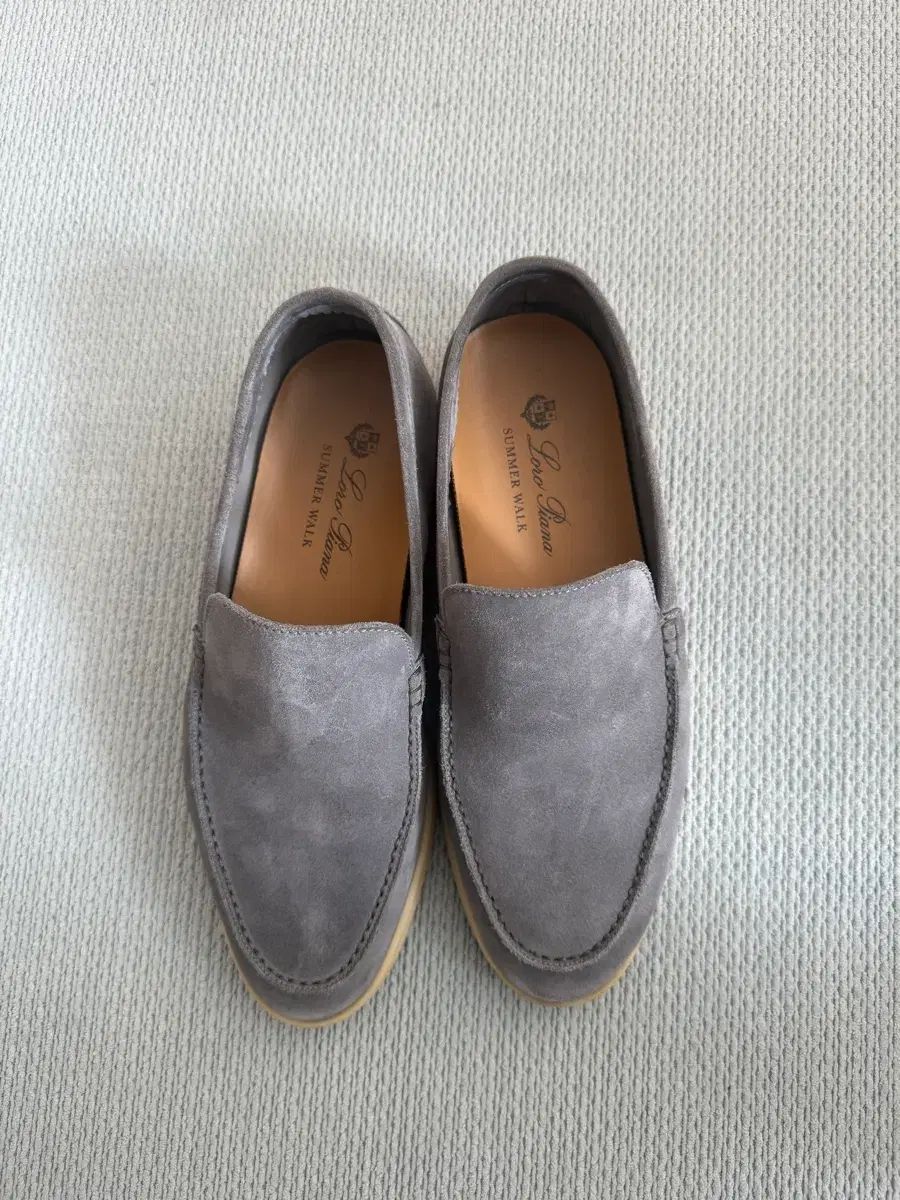 ロロ・ピアーナ 40 5 Summer Walk スウェード ローファー - メルカリ