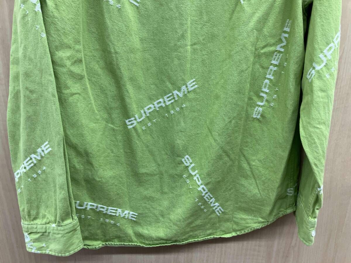 SUPREME シュプリーム JACQUARD DENIM SHIRT 17AW ジャガードデニム