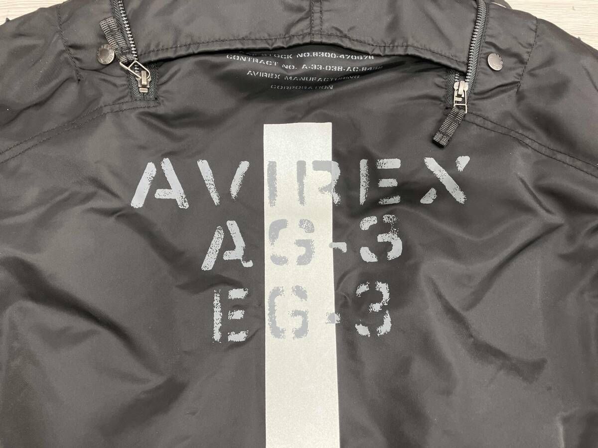 AVIREX 783-8252056 MA-1 REMODEL MARK2 フライトジャケット 表記