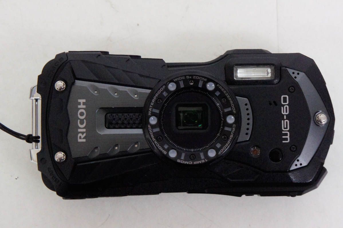 RICOH リコー WG-60 デジタルカメラ　動作確認済み　中古 中古】RICOHリコー デジタルカメラ 1600万画素 WG-60 防水防塵