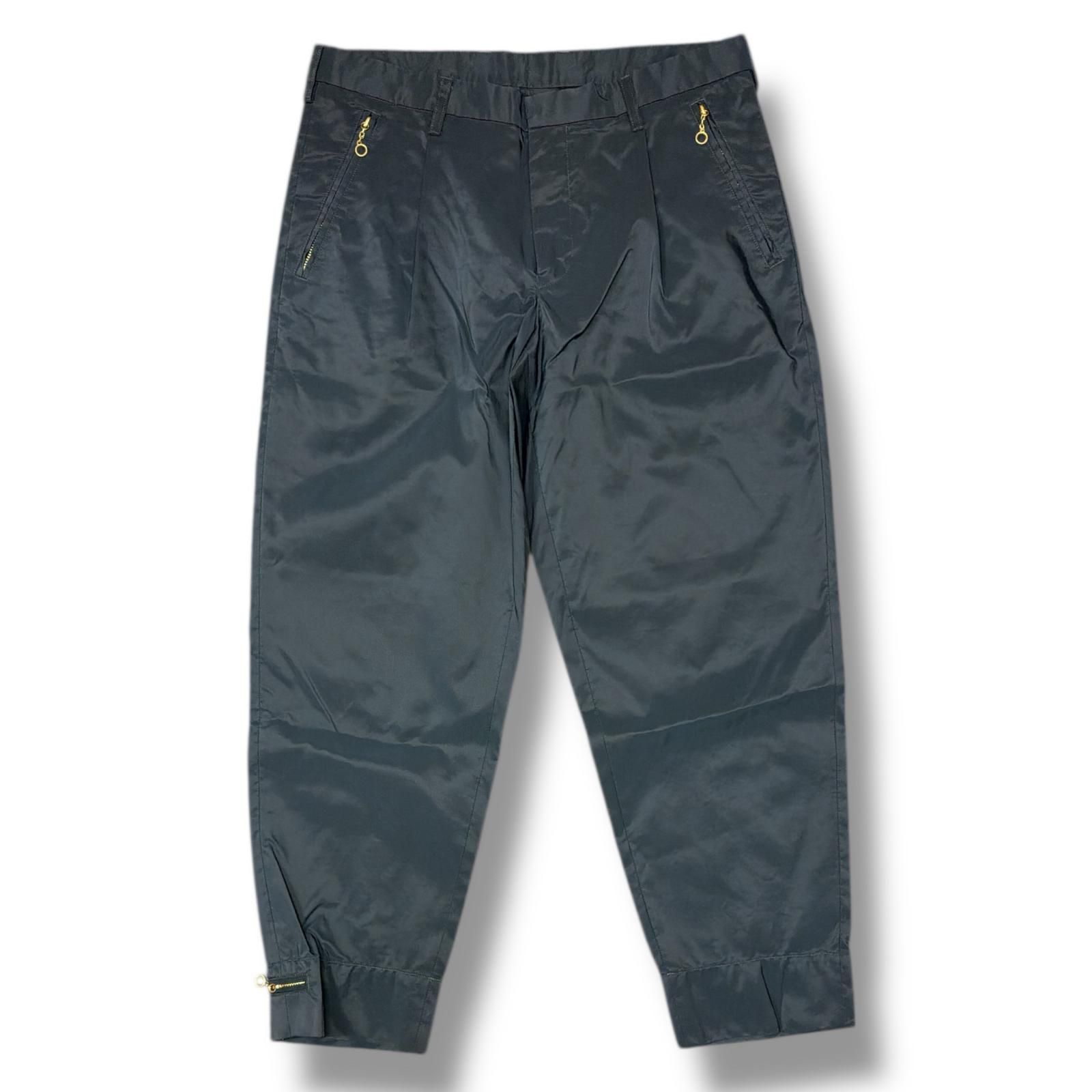 kolor 20AW タックカラーナイロンパンツ  ナイロンパンツ カラー 20WCM-P25106S ネイビー 3 （3297M） kolor 20AW タックカラーナイロンパンツ ナイロンパンツ カラー 20WCM
