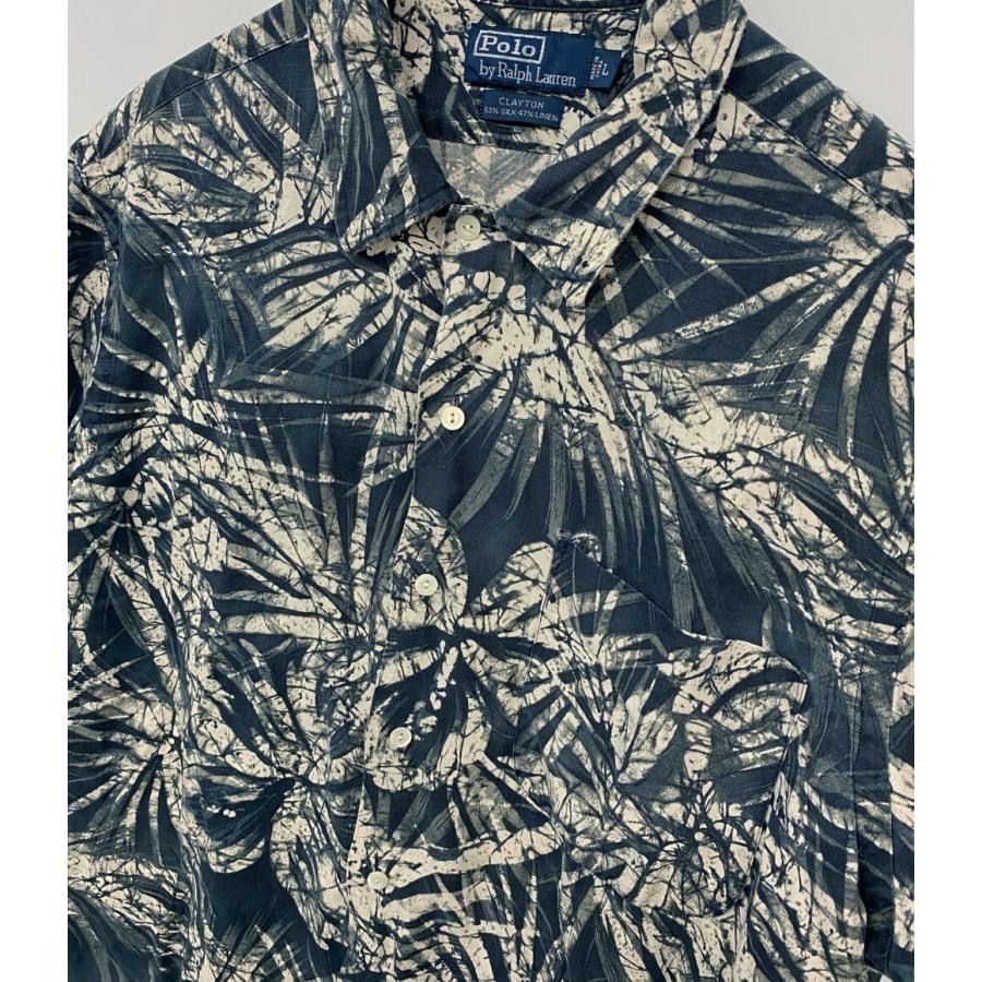 90s POLO RALPH LAUREN オープンカラー アロハシャツ 半袖シャツ