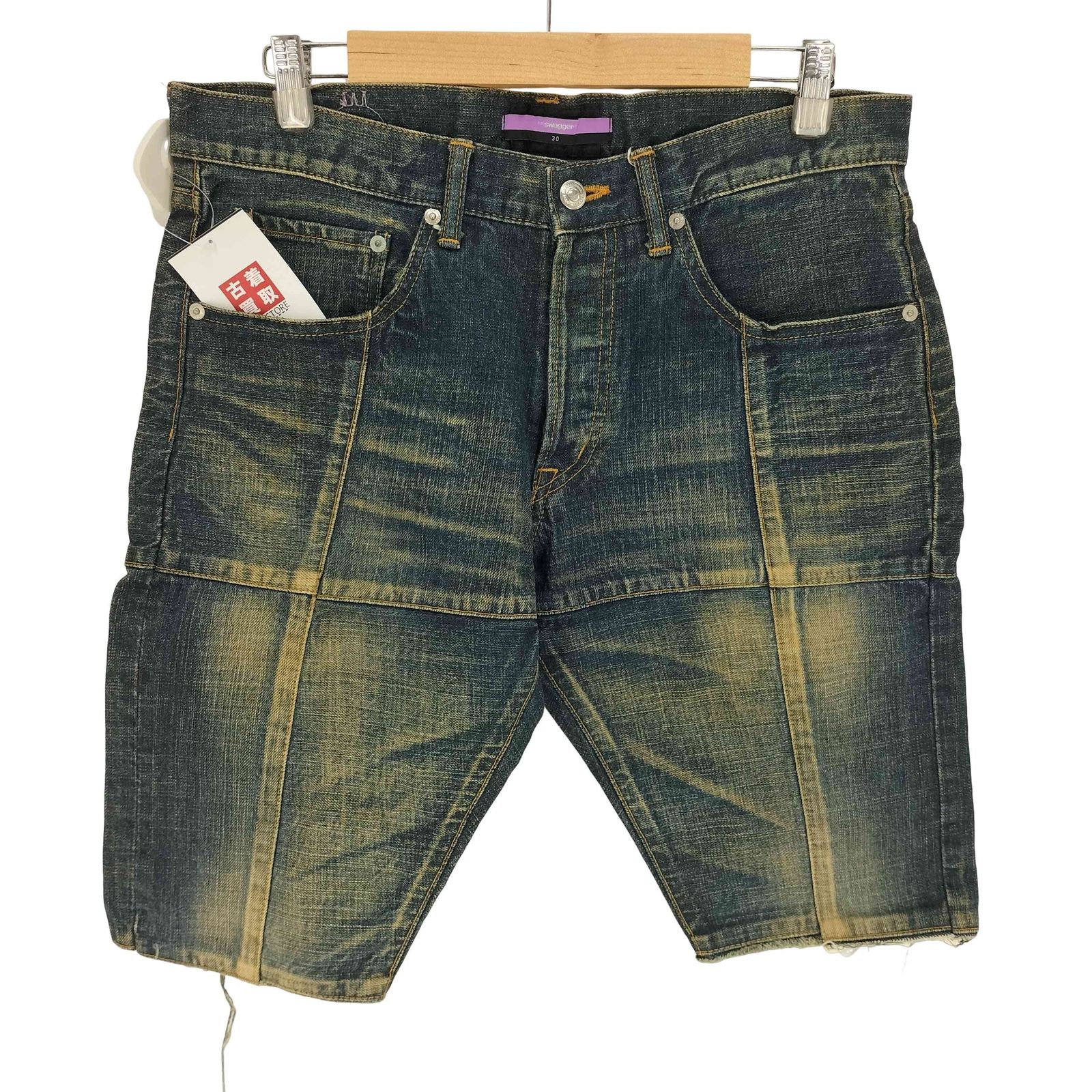 スワッガー SWAGGER 00S ジップフライ デニム ショート パンツ メンズ