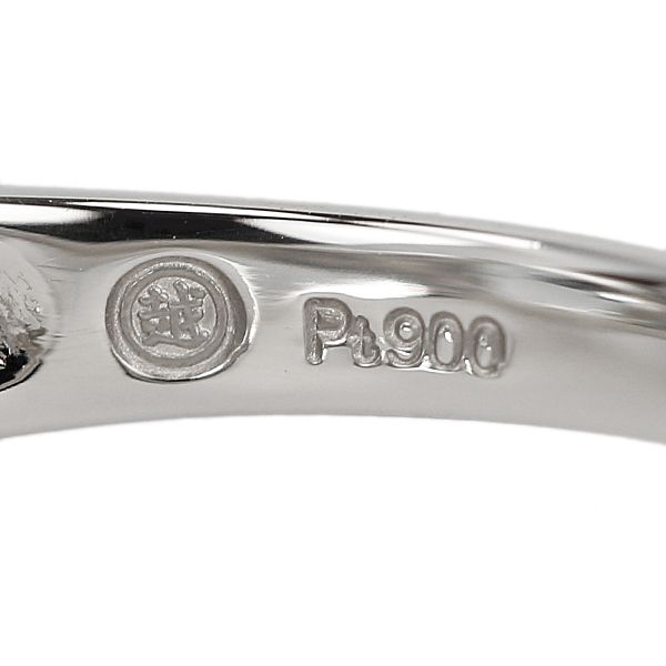 三越 アクアマリン リング ダイヤモンド Pt900 MITSUKOSHI 中古 宝正