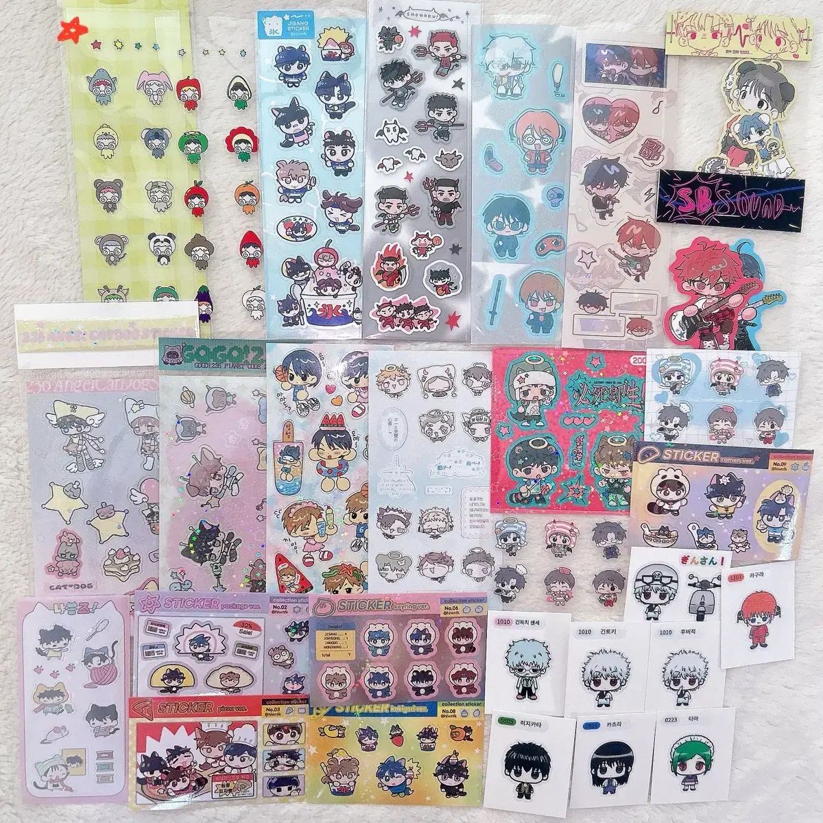 1 2次アニメキャラクターダイアリーデコティブティブシールステッカーまとめ