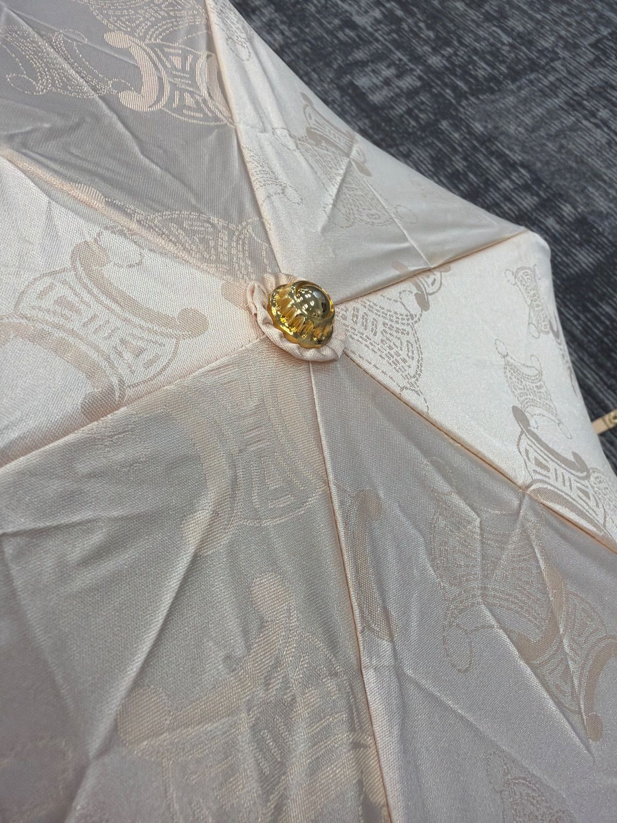 CELINE セリーヌ 折りたたみ傘 日傘 ロゴ - メルカリ