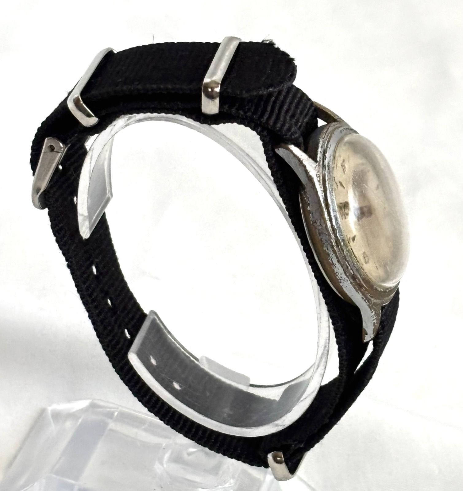 稼働 アンティーク BIENNA 17 JEWELS ANTIMAGNETIC 17石 手巻き腕時計