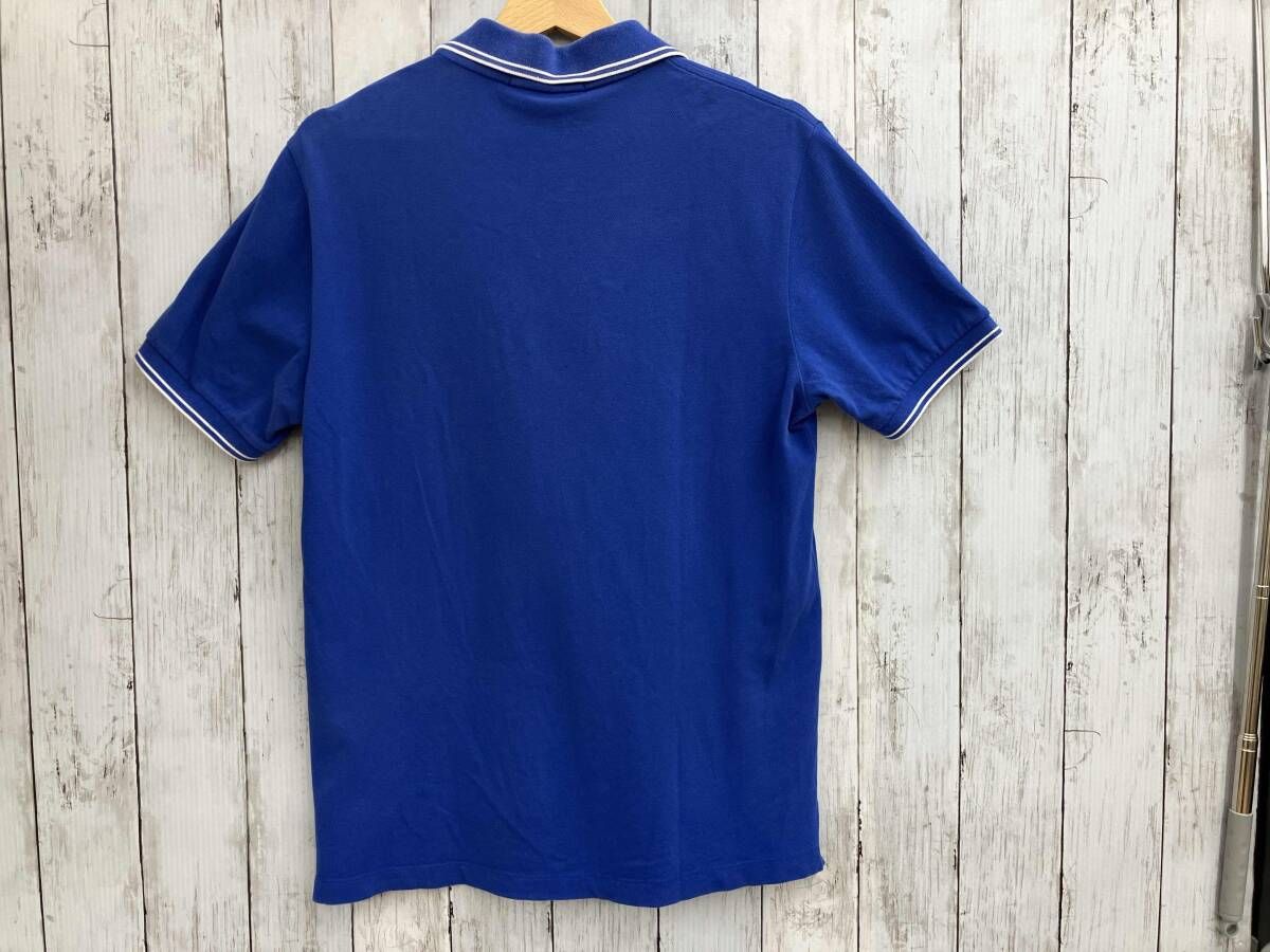 STONE ISLAND/ストーン アイランド/ ロゴパッチ/半袖ポロシャツ/ブルー