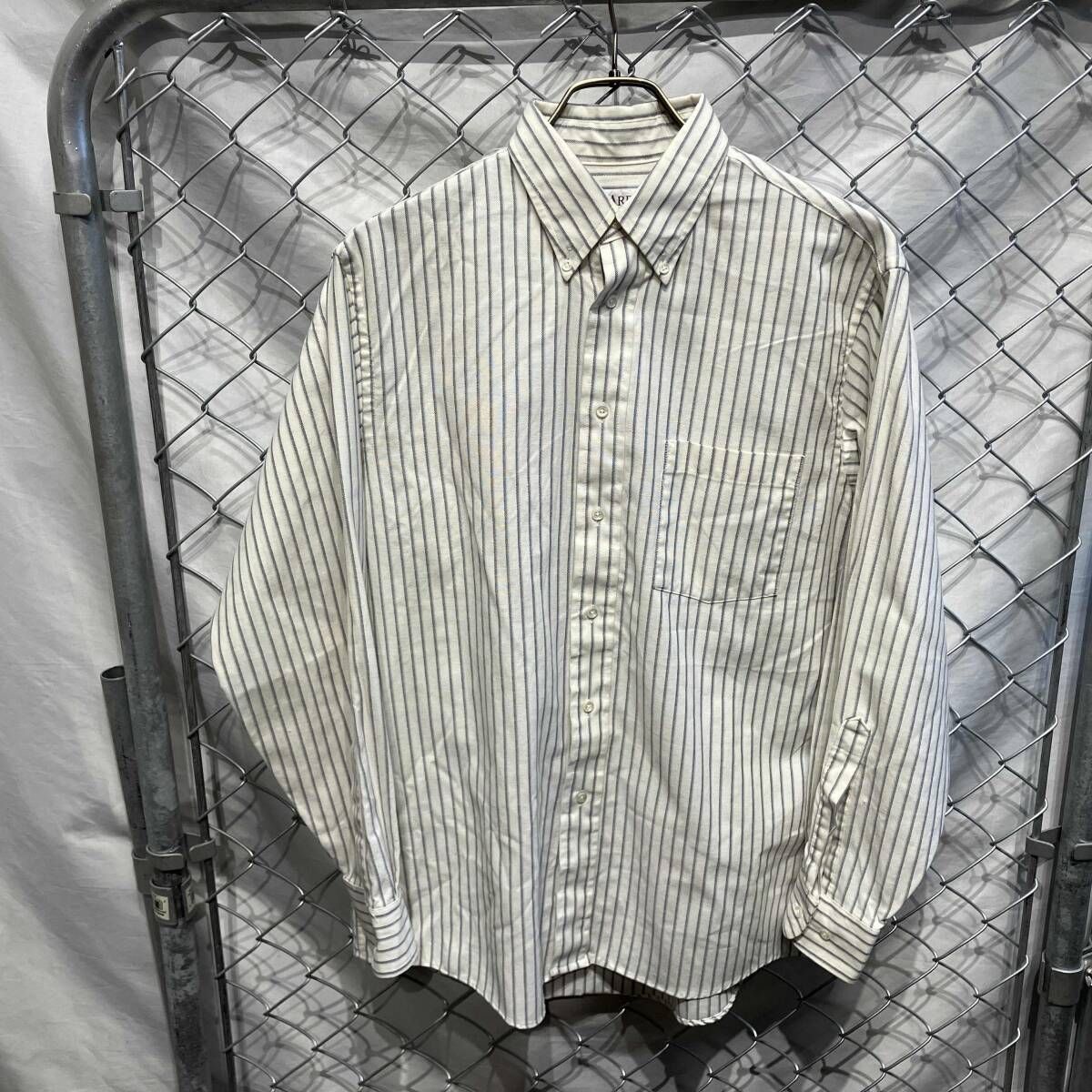 USA製 Arrow ストライプシャツ 長袖シャツ 15 1/2 M アロー - メルカリ