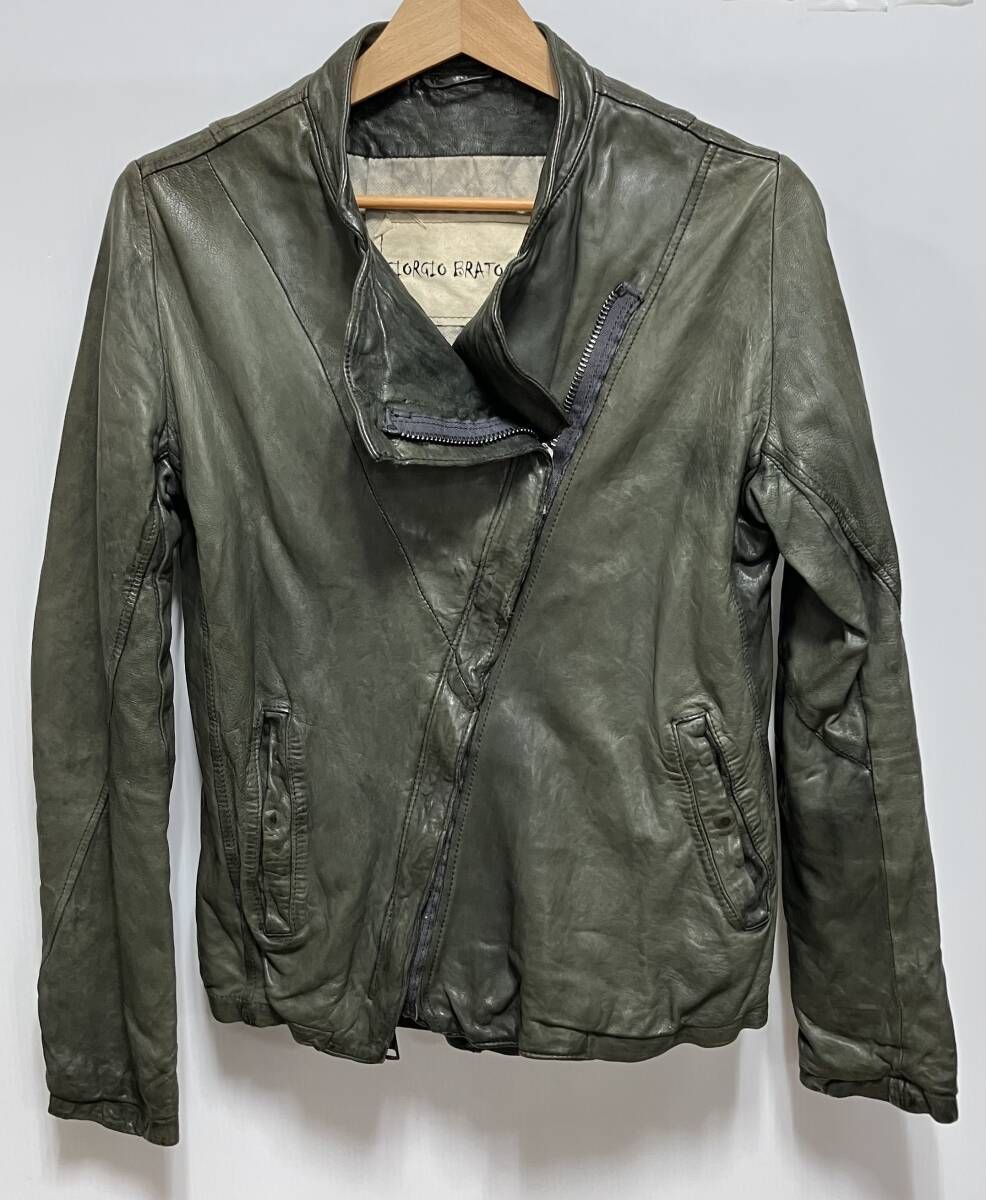 GIORGIO BRATO レザージャケット ライダースジャケット デザイン