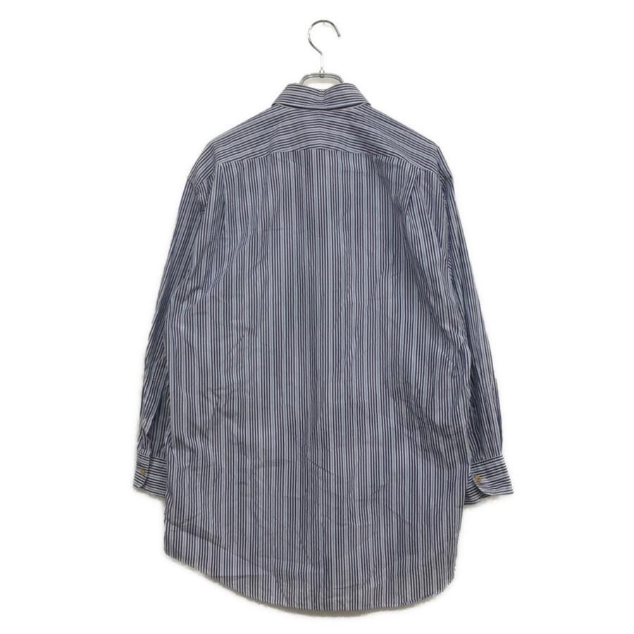 00s HERMES セリエボタンストライプシャツ サイズ41 ストライプ柄