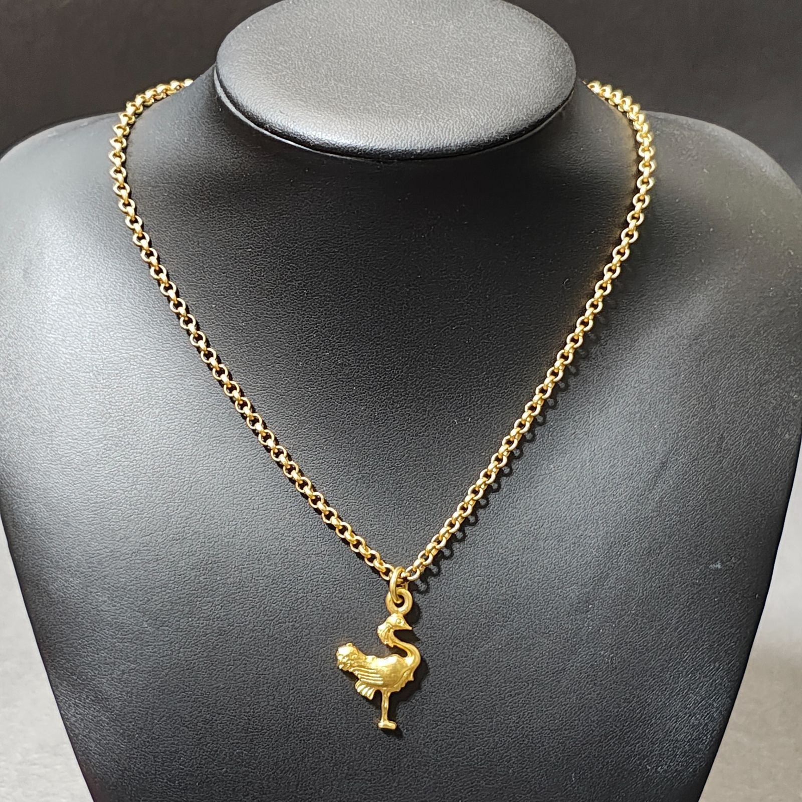 Salvatore Ferragamo ネックレス ゴールド バードモチーフ 