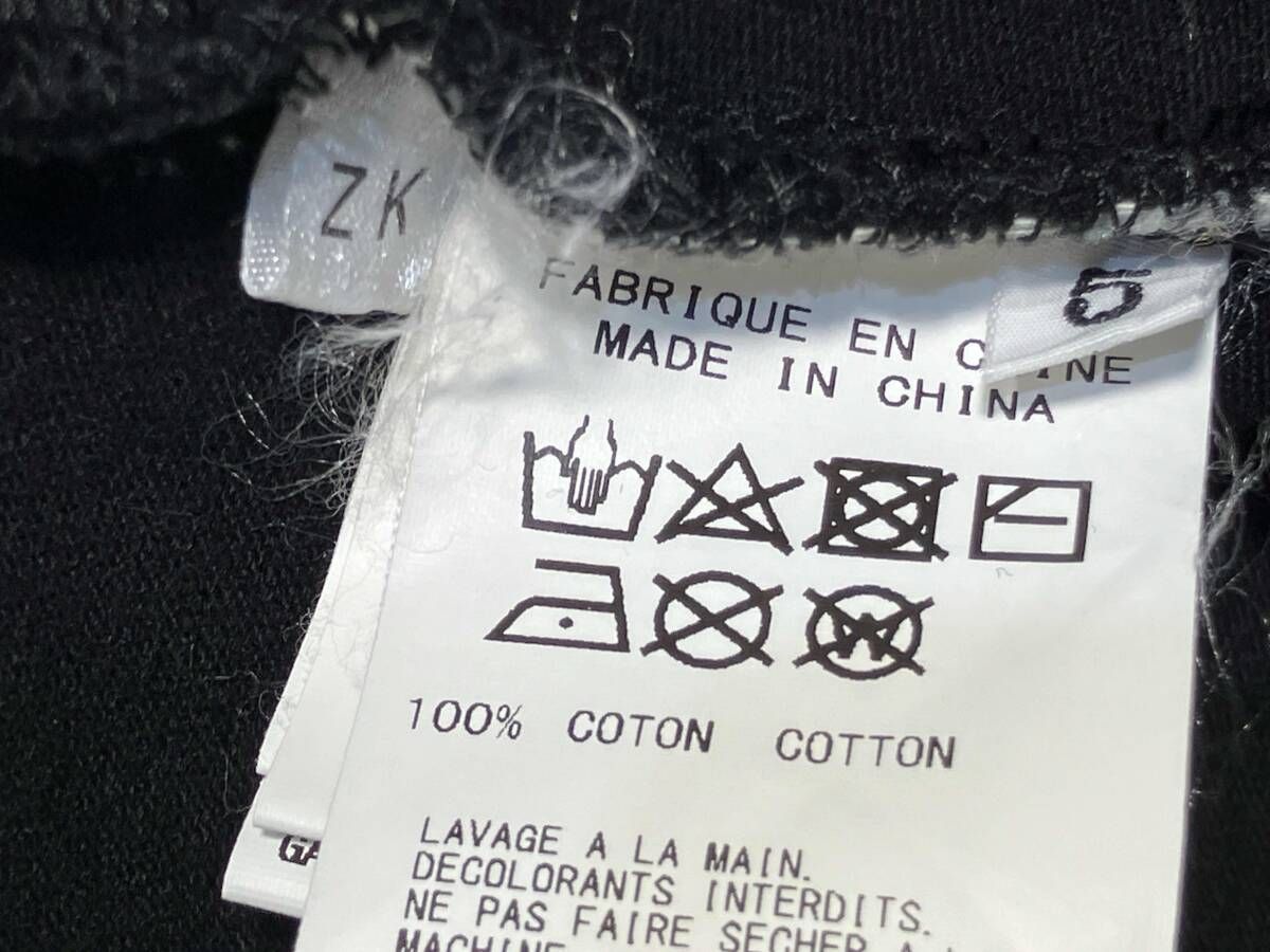 20ss YOHJI YAMAMOTO×NEW ERA フロントロゴ／HN-T78-878 長袖Tシャツ