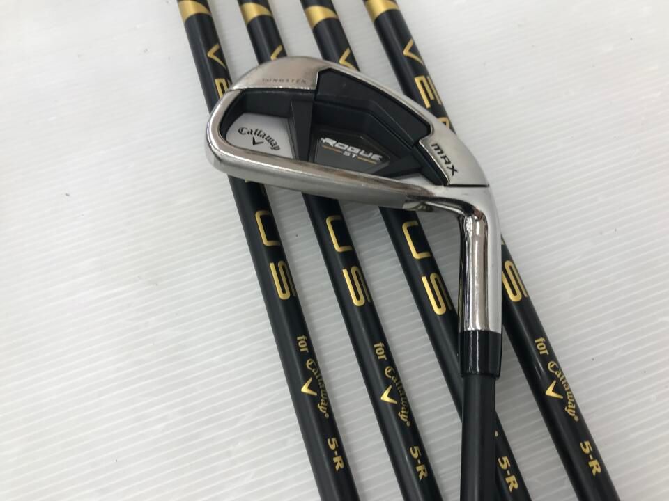 キャロウェイ ROGUE ST MAX VENTUS 5 for Callaway Rフレックス アイアンセット 最短