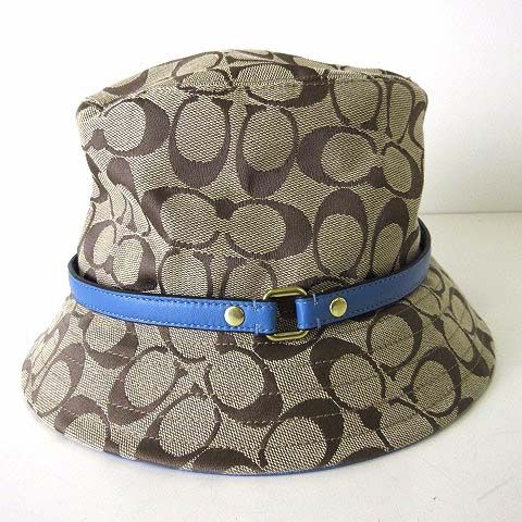 コーチ COACH シグネチャー バケットハット キャンバス 帽子 ハット