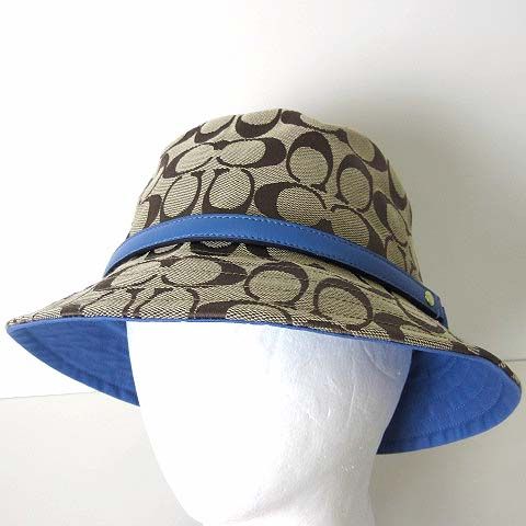 コーチ COACH シグネチャー バケットハット キャンバス 帽子 ハット