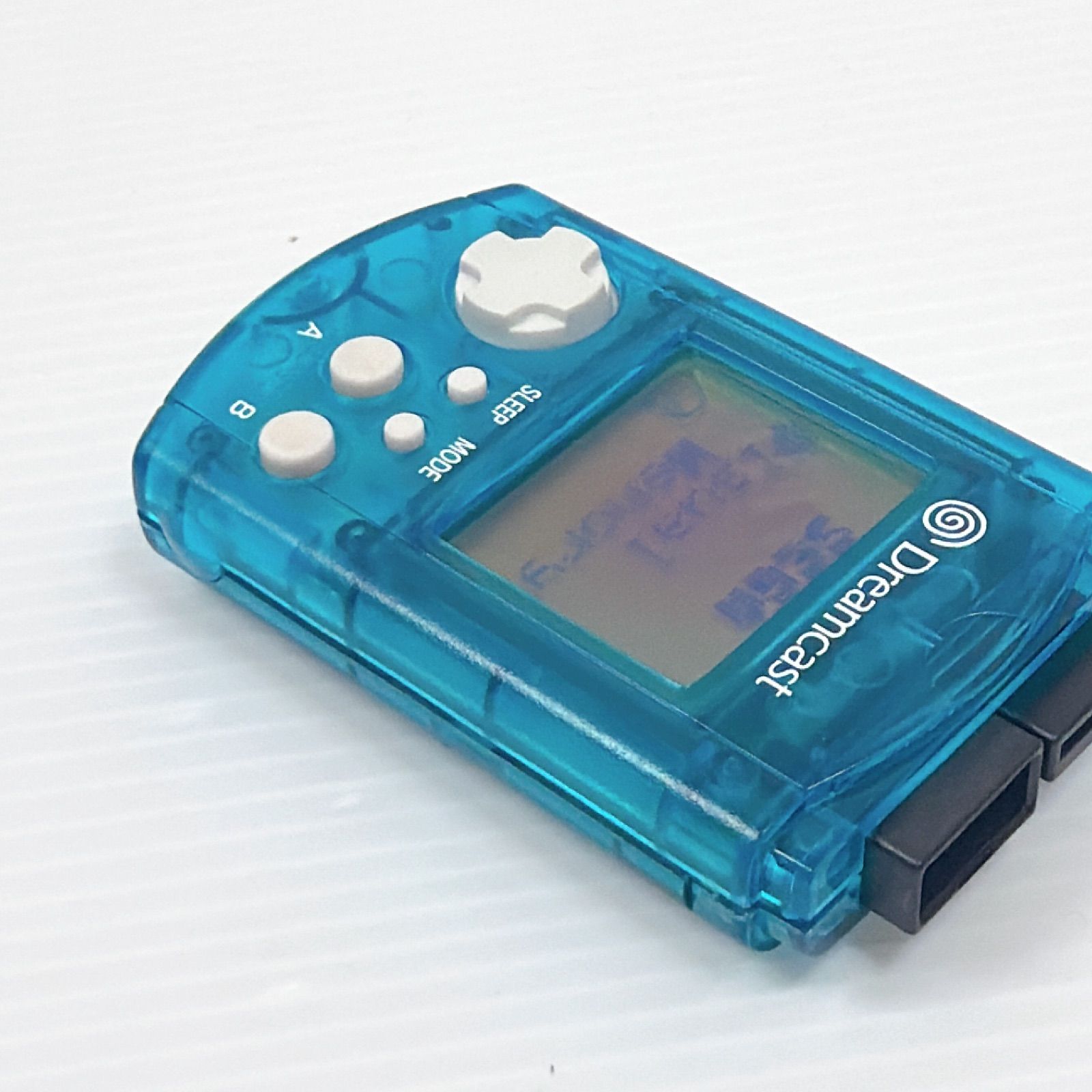 美品 ドリームキャスト ビジュアルメモリー HKT-7000 クリアブルー